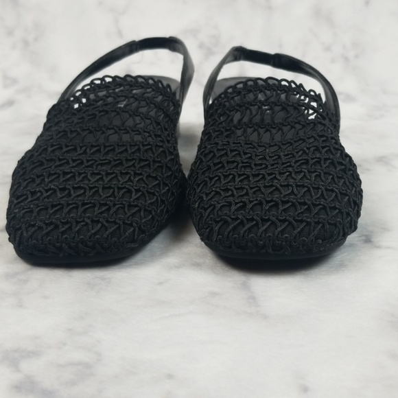 New Karen Scott Macrame Slingbacks black size 7M - Picture 4 of 8